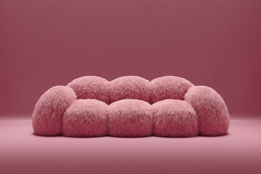 plush sofa chair