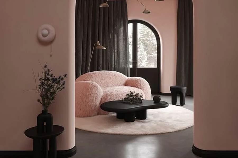 oversized plush sofa